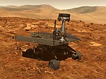 Mars rover artistic rendition